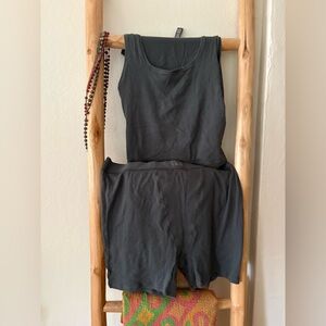 SKIMS grey  Pajama Set